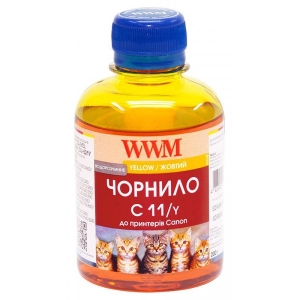 Чорнило WWM CANON CL-511/513/CLI-521/CLI-426 Yellow (C11/Y) 200г в каталозі