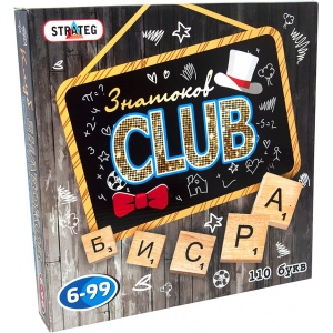 Настільна гра спілкування (5-7 років) Strateg гра в слова "CLUB Знавців", рус (703)