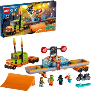Конструктор LEGO City Stuntz Вантажівка для шоу каскадерів (60294)