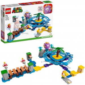 Конструктор LEGO Super Mario Додатковий набір «Поїздка пляжем великого їжака» (71400)