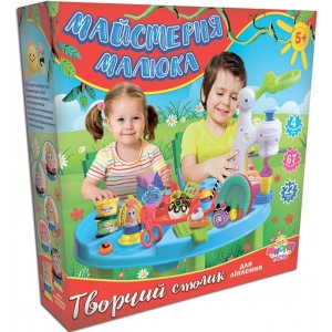 Ліплення з тіста Strateg Містер тісто - творчий столик укр. (71406)