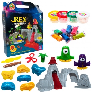 Ліплення з тіста Strateg Rex and Friends (71506)