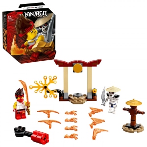 Конструктор LEGO NINJAGO Грандіозна битва: Кай проти Скалкіна (71730)