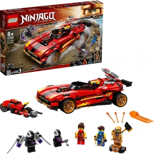 Конструктор LEGO NINJAGO Переслідувач ніндзя X-1 (71737)