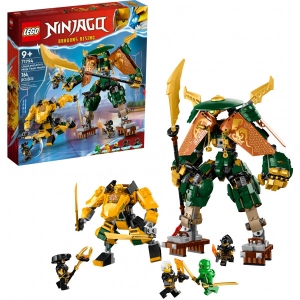 Конструктор LEGO NINJAGO® Командні роботи ніндзя Ллойда й Арін (71794)