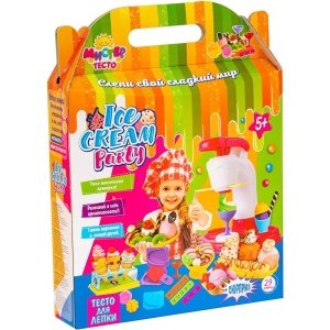 Ліплення з тіста Strateg Містер тісто - ice cream party (71208)
