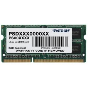 Память DDR Patriot SO-DIMM 8GB/1600 DDR3 1.5В Signature Line (PSD38G16002S)