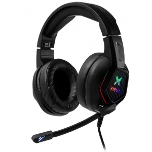 Гарнітура дротова ігрова Vinga Gaming LED Black (HSCU-160)