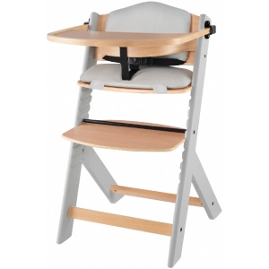 Стільчик для годування класичний Kinderkraft Enock Gray Wood (KHENOC0PGRY0000)