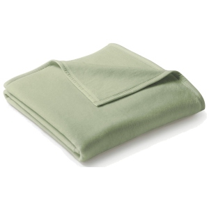 Плед полуторний Biederlack Uno Cotton salbei 140х180 (743343)