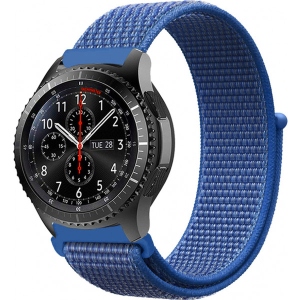 Ремінець для смарт-годинника BeCover Nylon Style for Samsung Galaxy Watch 46mm/Watch 3 45mm/Gear S3 Classic/Gear S3 Frontier Blue (705867)