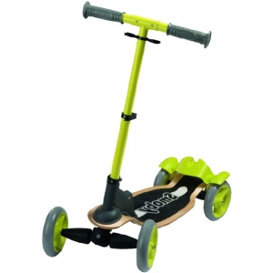 Чотириколісний самокат SMOBY TOYS раскладной с комб., рамой из металла и дерева, зелен., 5+ (750700)