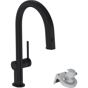 Кухонний змішувач Hansgrohe Aqittura M42 Black (76803670)