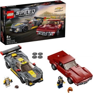 Конструктор LEGO Speed Champions Chevrolet Corvette C8.R Race Car and 1968 Chevrolet Corvette (76903)