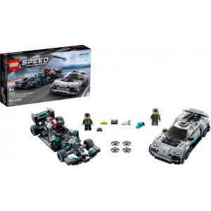 Конструктор LEGO Speed Champions Mercedes-AMG F1 W12 E Performance та Mercedes-AMG Project One (76909)