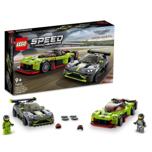 Уцінка - Конструктор LEGO Speed Champions Aston Martin Valkyrie AMR Pro та Aston Martin Vantage GT3 (76910) #