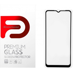 Захисне скло для смартфону Armorstandart Full Glue for Samsung Galaxy A12 SM-A125/A12 Nacho SM-A127/M12 SM-M127 Black (ARM58162)