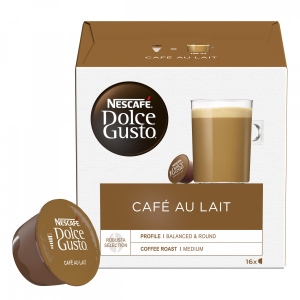 Кава у капсулах Nescafe DOLCE GUSTO Cafe au Lait 16 шт. 160г