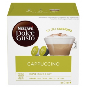 Кава у капсулах Nescafe DOLCE GUSTO Cappuccino 16 шт. 186,4 г