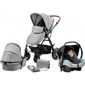 Коляска універсальна 3 в 1 Kinderkraft Moov Gray (KKWMOOVGRY00NC)