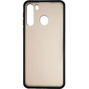 Чохол для смартфону Gelius Bumper Mat Case for Samsung A215 (A21) Black (79431)