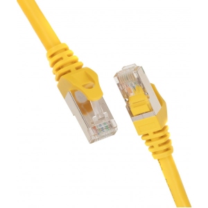 Кабель патч-корд 2E Cat 6 S-FTP RJ45 4Х2 27AWG 0.20 m Yellow (2E-PC6SFTPCOP-020YLW)