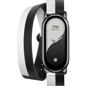 Ремінець для фітнес-браслету Xiaomi Smart Band 8 Strap Black White