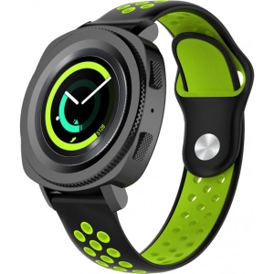 Ремінець для смарт-годинника BeCover Nike Style for Amazfit Stratos 1/2/2S/3/GTR 2/GTR 47mm/GTR Lite 47mm/Nexo/Pace Black-Yellow (705814)