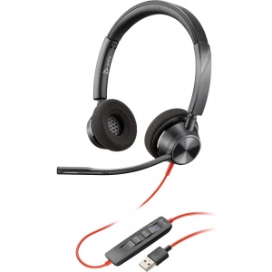 Гарнітура дротова Poly BlackWire C3320-M USB-A HS Stereo (76J17AA)