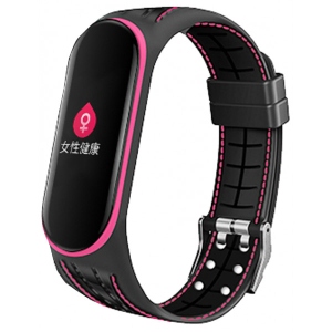 Ремінець для фітнес-браслету BeCover Lattice Style for Xiaomi Mi Smart Band 5 Pink (705163)