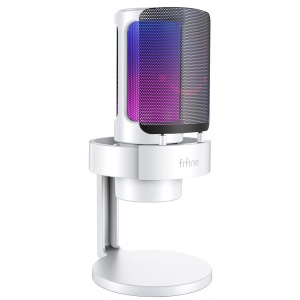 Мікрофон до комп'ютера Fifine Ampligame A8W White