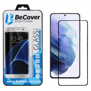 Захисне скло для смартфону BeCover Samsung Galaxy S21 SM-G991 Black (705915)