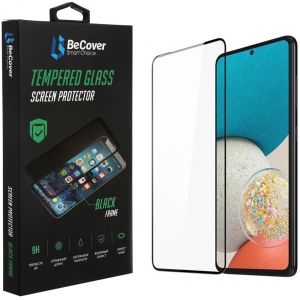 Захисне скло для смартфону BeCover for Samsung Galaxy A53 SM-A536 Black (707322)