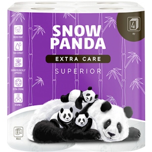 Туалетний папір Сніжна панда EXTRA CARE Superior 4сл, 8 шт.