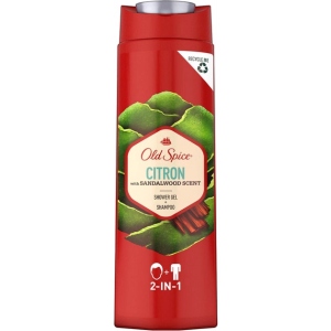 Гель для душа Old Spice Гель + шампунь 2в1 Citron 400мл