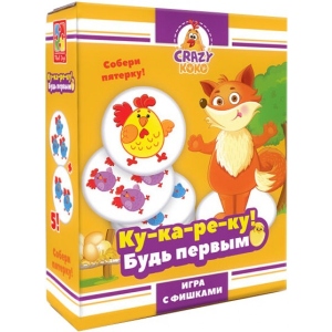 Настільна гра розвиваюча (5-7 років) Vladi Toys Ку-ку-рі-ку!, Рус. (VT8025-04)