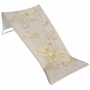 Гамак для купання в ванночку Tega Baby з малюнком Ведмедики, Рожевий (MS-026-119)