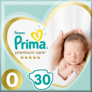 Одноразові підгузки Pampers Premium Care Розмір 0 (<3 кг), 30 шт. (81634739)
