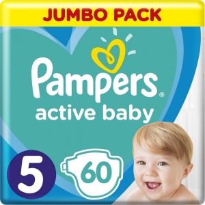 Одноразові підгузки Pampers Active Baby Розмір 5 (11-16 кг), 60 шт. (81680788)