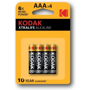 Батарейка тип AAA Kodak XtraLife LR03 BL 4 шт. (30951990)