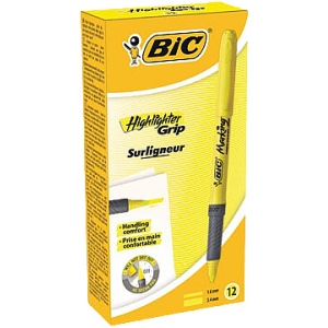 Набір маркерів BIC Marking Yellow tekstmarker 12 шт. (0070330312555)