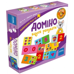 Настільна гра класична (3-4 роки) Granna Доміно. Вчимося рахувати (82500)