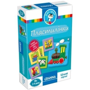 Настільна гра розвиваюча (3-4 роки) Granna Мемо пластілінкі (82661)