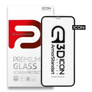 Захисне скло для смартфону Armorstandart Icon for Apple iPhone 11 Pro /XS/X Black, 0.33mm, 3D (ARM55720-GI3D-BK)