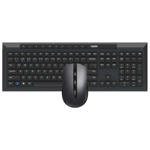 Клавіатура + миша бездротова Rapoo 8210M Black