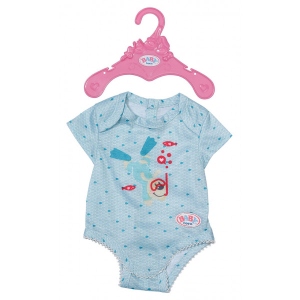 Одяг та аксесуари для класичної ляльки Baby Born 
БОДІ S2 (блакитне) (830130-2)