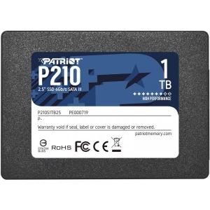 SSD-накопичувач внутрішній Patriot P210 1TB 2.5" SATAIII TLC (P210S1TB25)