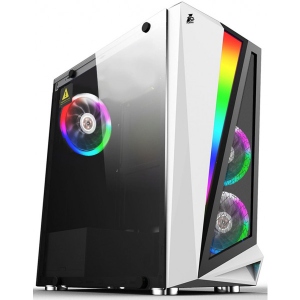 Корпус 1stPlayer R5-3R1-WH Color LED White без БЖ