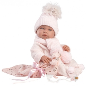 Лялька класична Llorens Tina Toquilla Bambi Rosa, 43 см (84338)