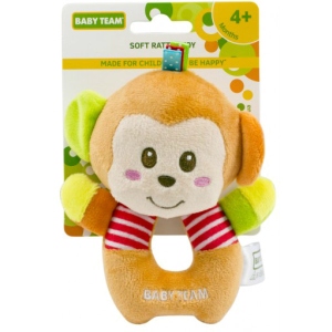 Брязкальце Baby Team м'яка Мавпочка (8501_Обезьянка)